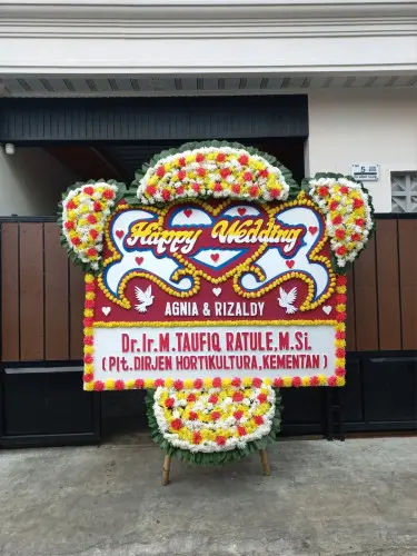 Papan Bunga Pernikahan bulustalan