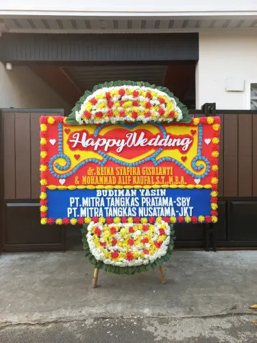 Papan Bunga Pernikahan bulustalan
